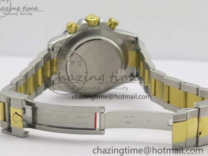 0402 WellDesigned Daytona SS YG Ceramic Bezel JH Best Edition Sliver Gray Dial On SS YG Bracelet A 3532